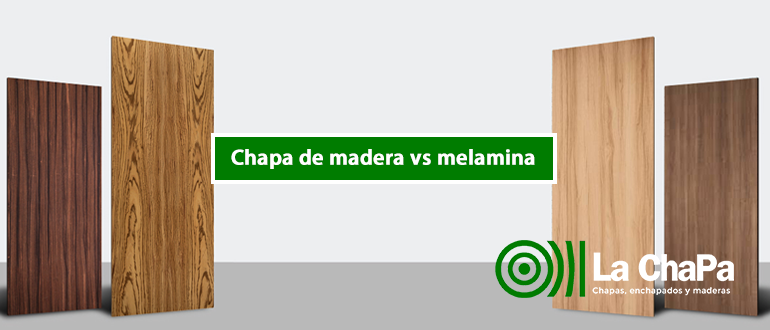 Diferencia entre melamina y chapa de madera para muebles